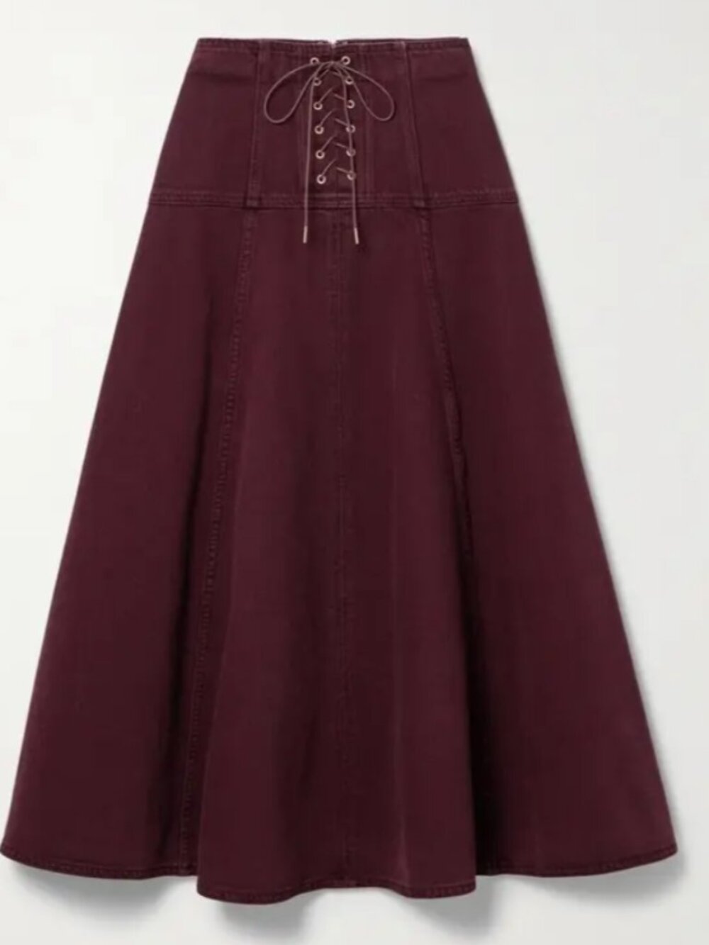 Ulla Johnson The Estelle Denim Midi Skirt